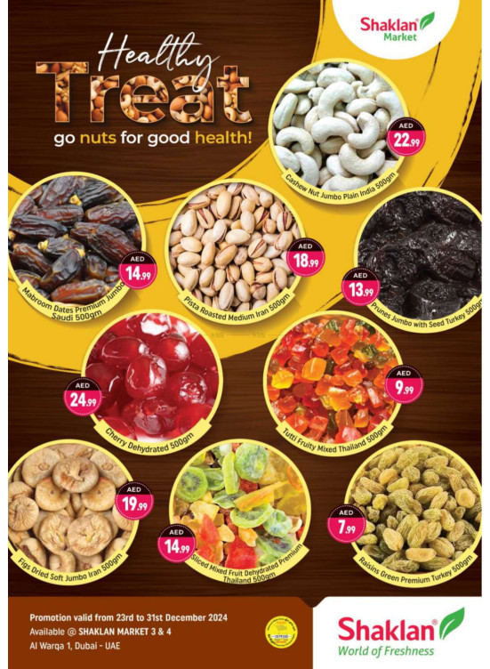 Healthy Treat - Shaklan Market 3 & 4, Al Warqa 1