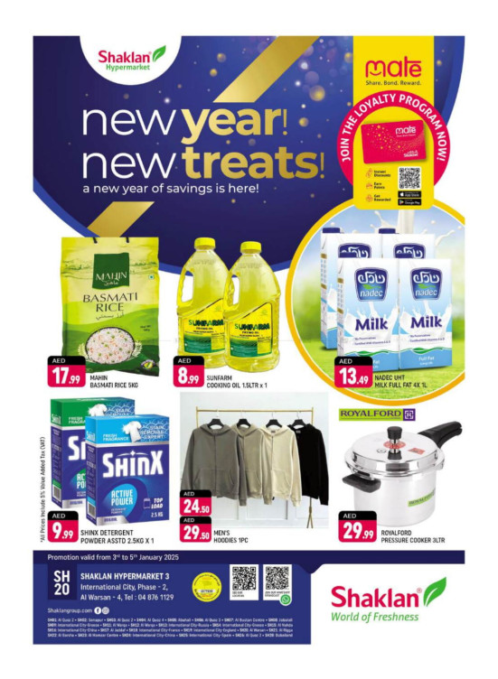 New Year & New Treats - Al Warsan
