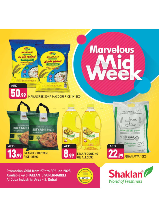 Marvelous Midweek - Shaklan 3 Supermarket, Al quoz Ind 2