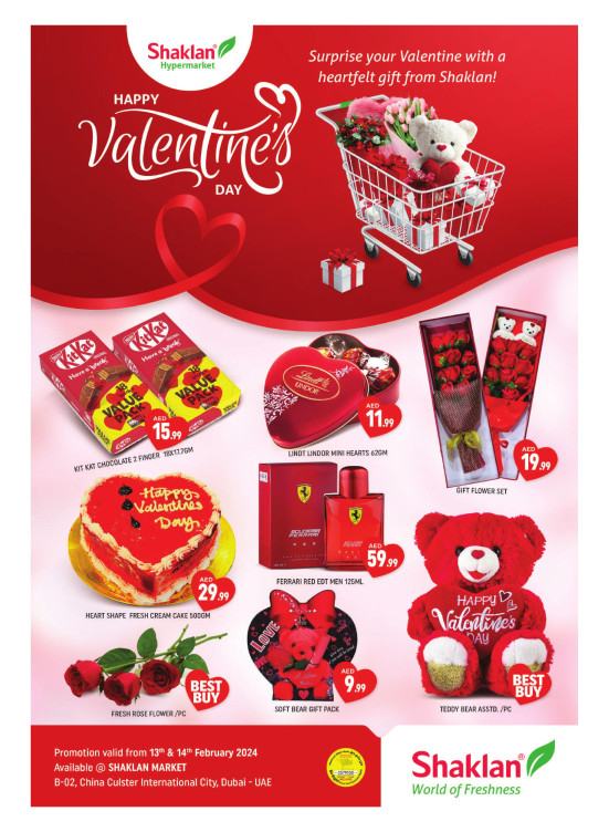 Valentines Day Offers - B02 China Cluster, Dubai