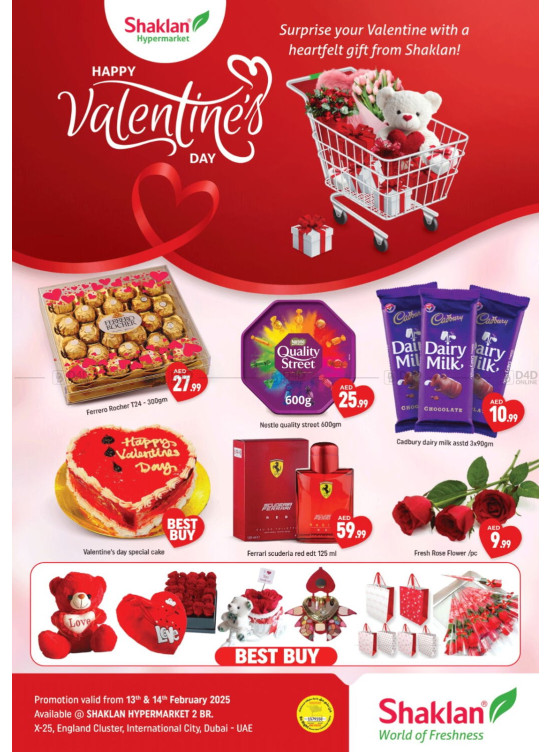 Valentines Day Offers - X25, International City, England Cluster