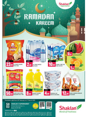 Ramadan Deals - Shaklan 3 Supermarket, Al quoz Ind 2