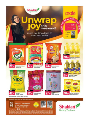 Weekend Deals - Shaklan 3 Supermarket, Al quoz Ind 2
