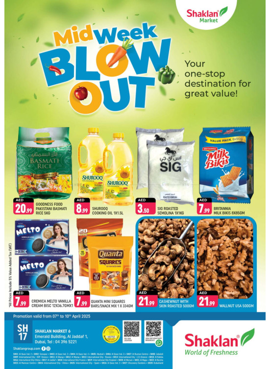 Midweek Blow Out - Al Jaddaf 1, Dubai