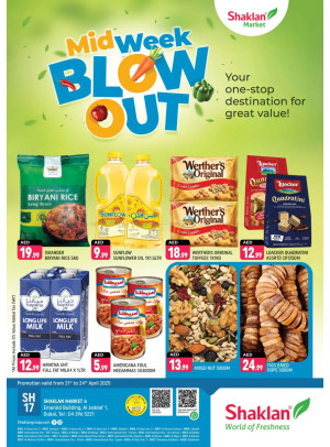Midweek Blow Out - Al Jaddaf 1, Dubai