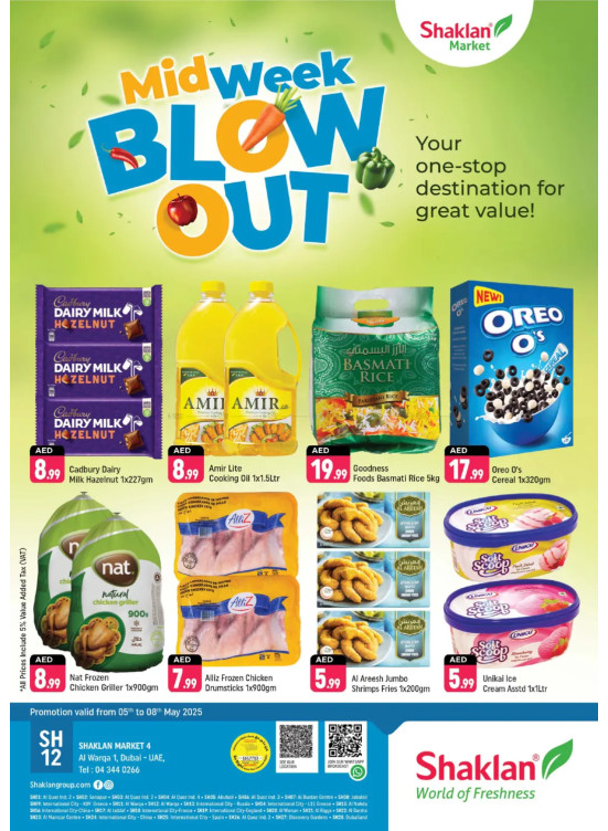 Midweek Blow Out - Shaklan Market 4, Al Warqa 1