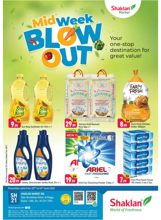 Midweek Blow Out - Al Rigga, Dubai