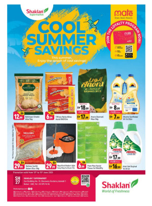 Cool Summer Savings - Shaklan 7 Supermarket, Zen Building, Jebel Ali