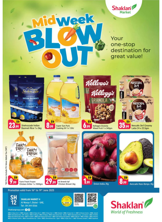 Midweek Blow Out - Shaklan Market 4, Al Warqa 1