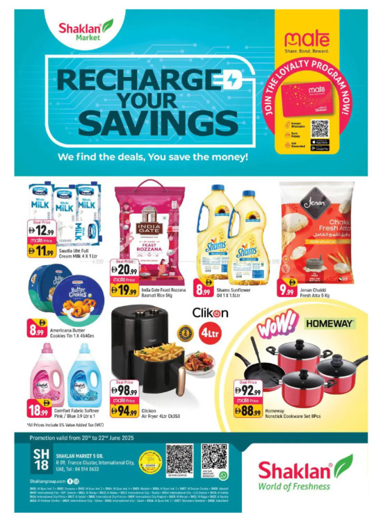 Recharge Your Savings - R09, International City, France Cluster