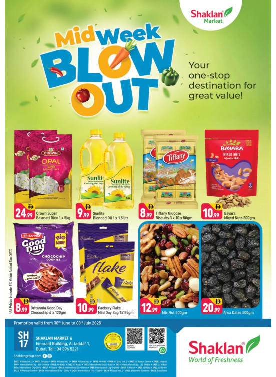Midweek Blow Out - Al Jaddaf 1, Dubai