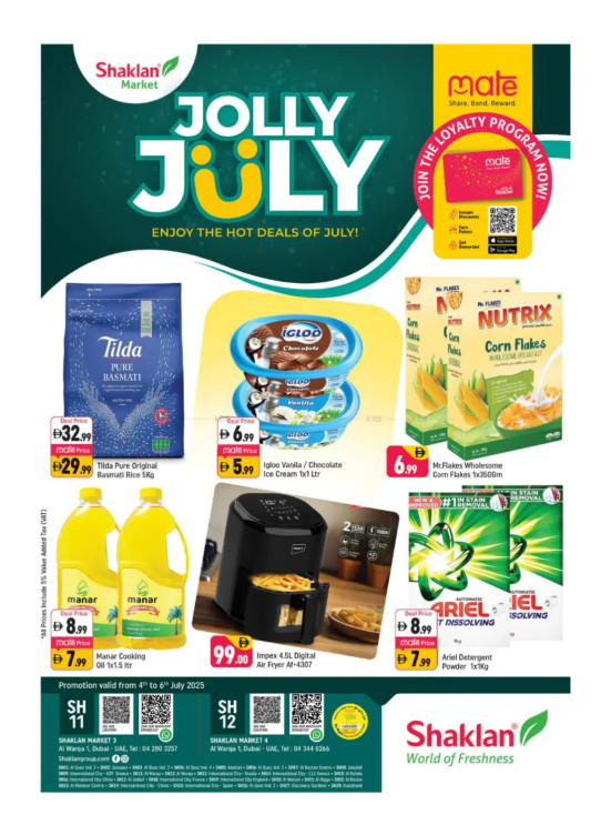 Jolly July - Shaklan Market 3, Al Warqa 1