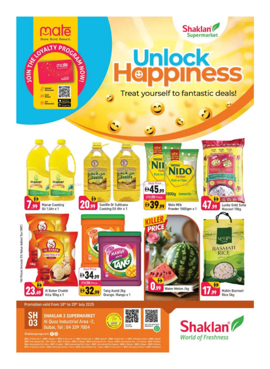 Unlock Happiness - Shaklan 3 Supermarket, Al quoz Ind 2