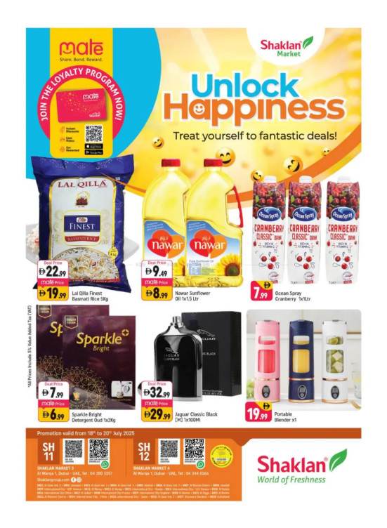Unlock Happiness - Shaklan Market 3, Al Warqa 1