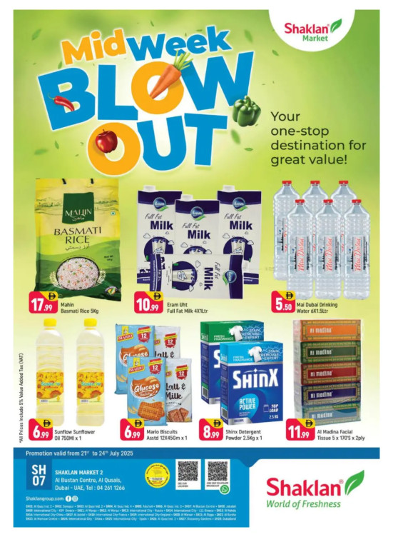 Midweek Blow Out - Al Bustan Centre, Al Qusais