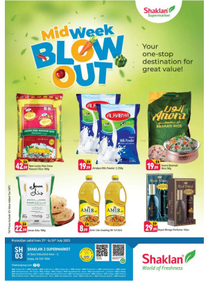 Midweek Blow Out - Shaklan 3 Supermarket, Al quoz Ind 2
