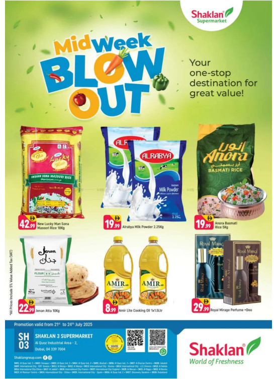 Midweek Blow Out - Shaklan 3 Supermarket, Al quoz Ind 2