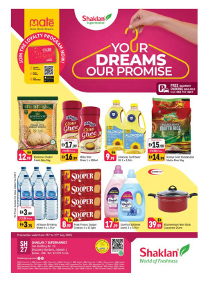 Your Dreams Our Promise - Shaklan 7 Supermarket, Zen Building, Jebel Ali