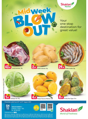 Midweek Blow Out - Shaklan Market 3, Al Warqa 1