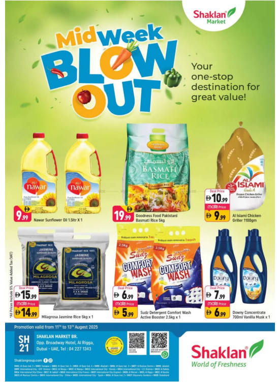 Midweek Blow Out - Al Rigga, Dubai
