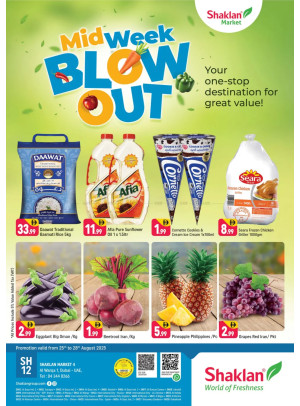 Midweek Blow Out - Shaklan Market 4, Al Warqa 1