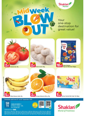 Midweek Blow Out - Shaklan Market 3, Al Warqa 1