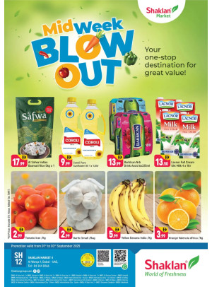 Midweek Blow Out - Shaklan Market 4, Al Warqa 1