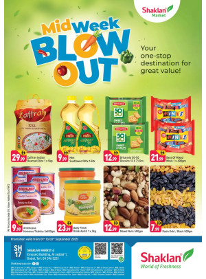 Midweek Blow Out - Al Jaddaf 1, Dubai