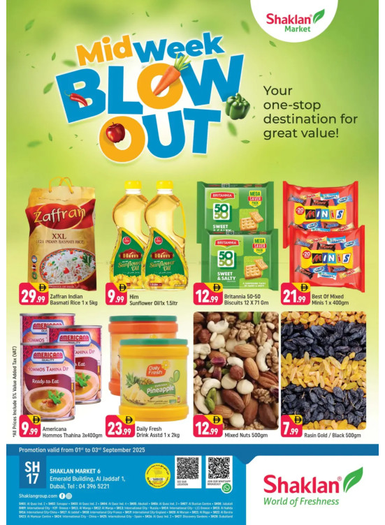 Midweek Blow Out - Al Jaddaf 1, Dubai
