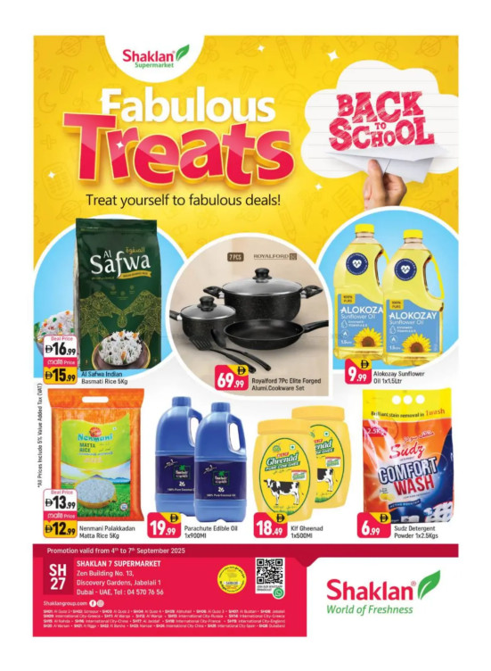 Fabulous Treats - Shaklan 7 Supermarket, Zen Building, Jebel Ali
