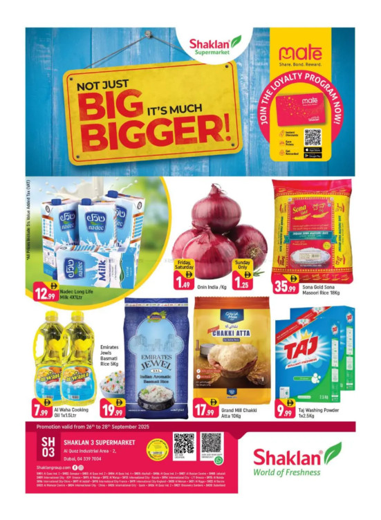 Big Deals - Shaklan 3 Supermarket, Al quoz Ind 2