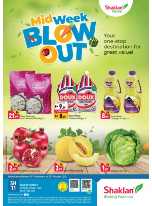 Midweek Blow Out - Shaklan Market 3, Al Warqa 1