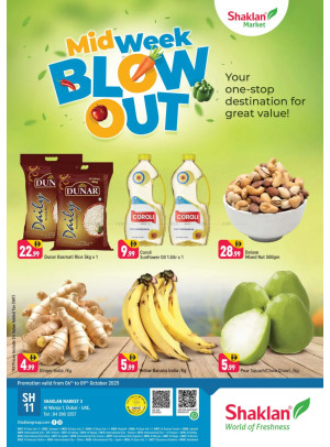 Midweek Blow Out - Shaklan Market 3, Al Warqa 1