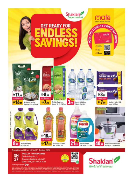 Endless Savings - Shaklan 7 Supermarket, Zen Building, Jebel Ali