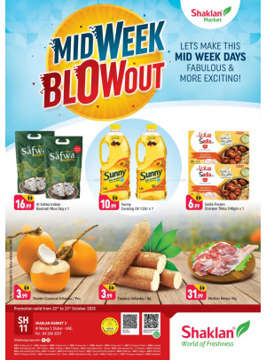 Midweek Blow Out - Shaklan Market 3, Al Warqa 1