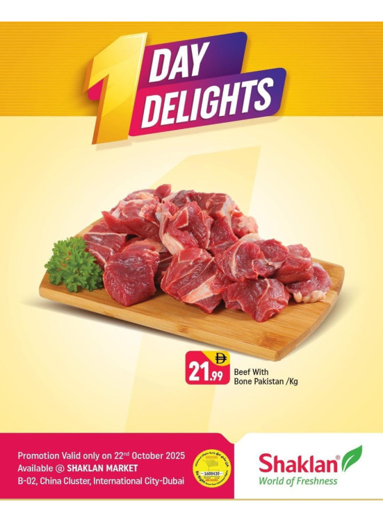 One Day Delights - B02 China Cluster, Dubai