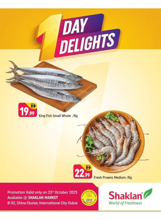 One Day Delights - B02 China Cluster, Dubai