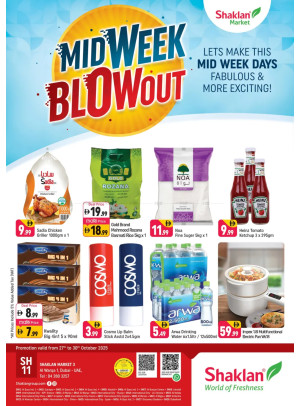 Midweek Blow Out - Shaklan Market 3, Al Warqa 1