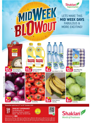 Midweek Blow Out - Shaklan 7 Supermarket, Zen Building, Jebel Ali