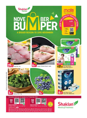 November Bumper - Shaklan Market 3, Al Warqa 1