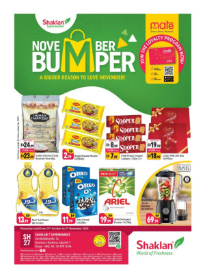 November Bumper - Shaklan 7 Supermarket, Zen Building, Jebel Ali