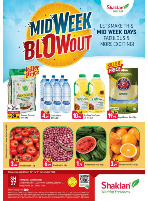 Midweek Blow Out - Shaklan 7 Supermarket, Zen Building, Jebel Ali