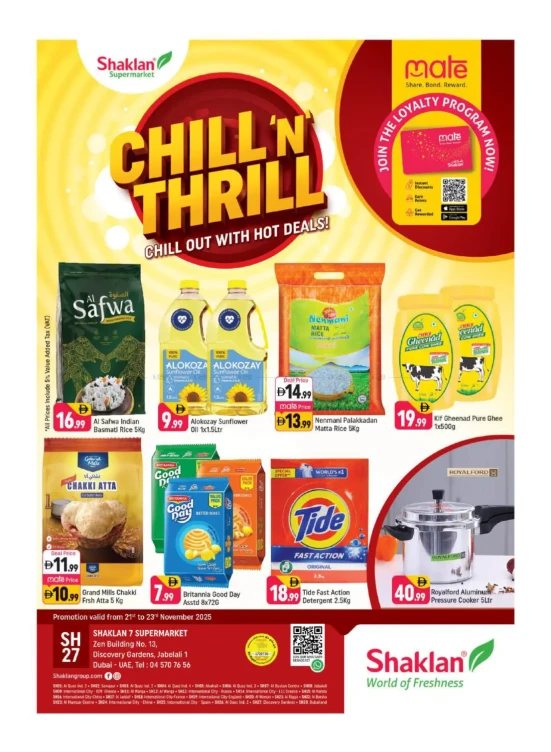 Hot Deals - Shaklan 7 Supermarket, Zen Building, Jebel Ali
