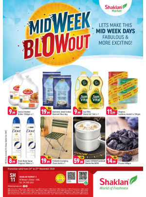 Midweek Blow Out - Shaklan Market 3, Al Warqa 1