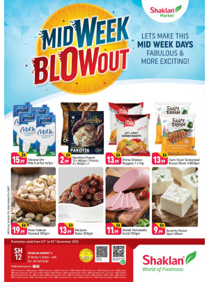 Midweek Blow Out - Shaklan Market 4, Al Warqa 1