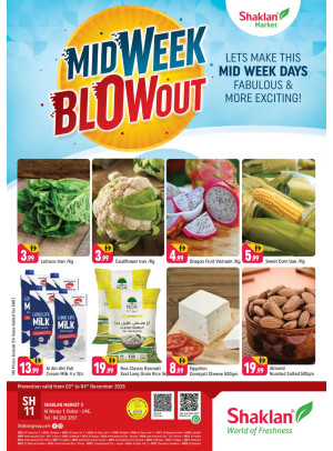 Midweek Blow Out - Shaklan Market 3, Al Warqa 1