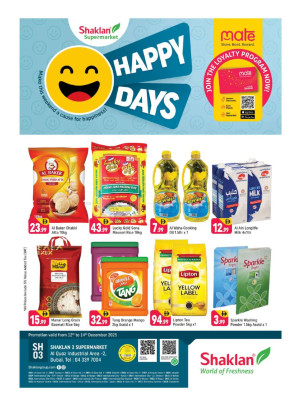 Happy Days - Shaklan 3 Supermarket, Al quoz Ind 2