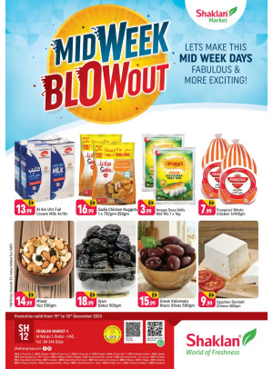 Midweek Blow Out - Shaklan Market 4, Al Warqa 1