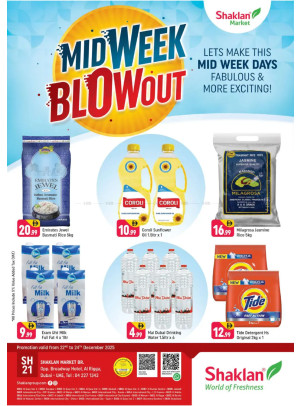 Midweek Blow Out - Al Rigga, Dubai