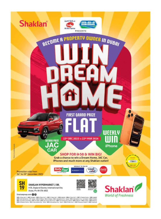 Weekend Deals - X25, International City, England Cluster